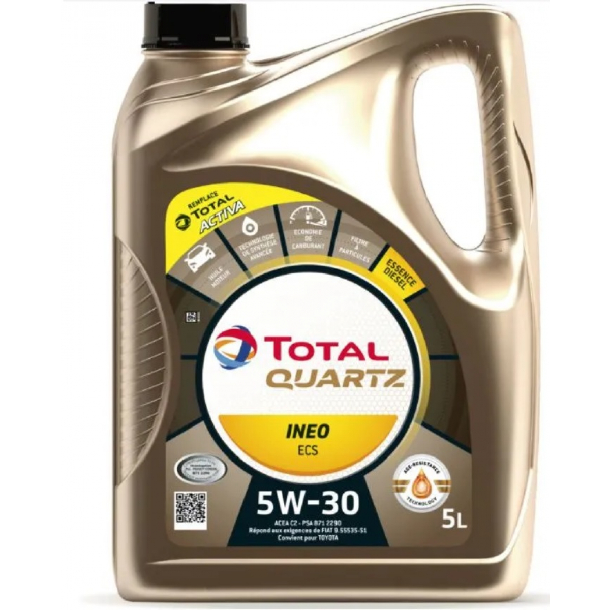 Купить Моторное масло Total Quartz INEO ECS 5W30 5л I FR SALE в оптовом ...