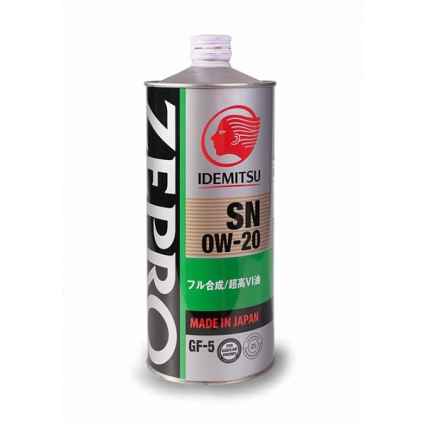 Купить IDEMITSU ZEPRO ECO MEDALIST 0W20 SN/GF-5 1л в оптовом интернет ...